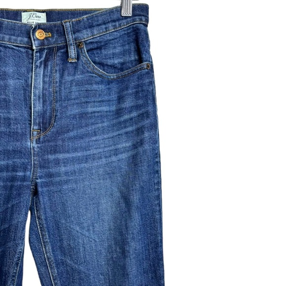 J. Crew Billie Demi Boot Crop Jeans High Rise Boot Leg Short Unsewn Raw Hem 28 - Picture 7 of 16